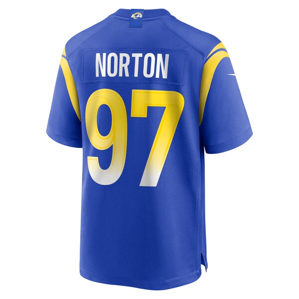 Bill Norton Los Angeles Rams Nike Team Game Jersey - Royal - Image 3