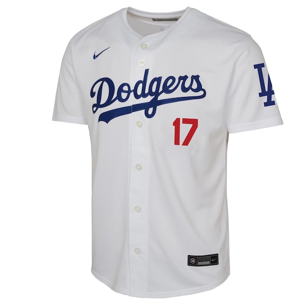 Shohei Ohtani Los Angeles Dodgers Nike Youth Home Limited Player Jersey - White - Image 2