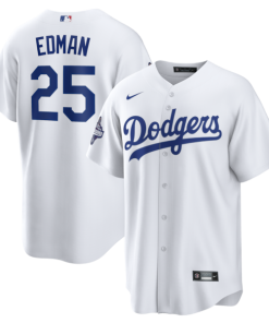 Tommy Edman Los Angeles Dodgers Nike 2025 World Series Champions Home Replica Jersey - White