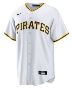 Alternative view of Michael Darrell-Hicks Pittsburgh Pirates Nike Home Replica Jersey - White