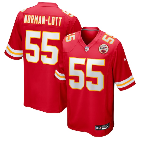 Omarr Norman-Lott Kansas City Chiefs Nike Team Game Jersey - Red