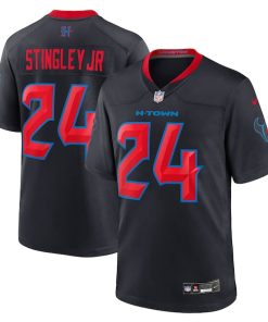 Derek Stingley Jr. Houston Texans Nike 2nd Alternate Game Jersey - Navy