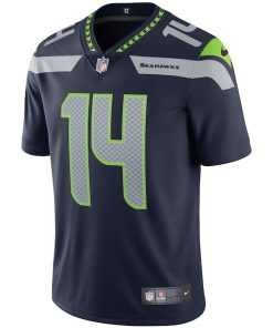 Alternative view of DK Metcalf Seattle Seahawks Nike Vapor Limited Jersey - College Navy