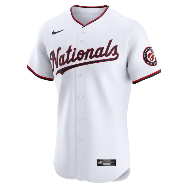 Washington Nationals Nike Home Elite Pick-A-Player Retired Roster Jersey - White - Image 2