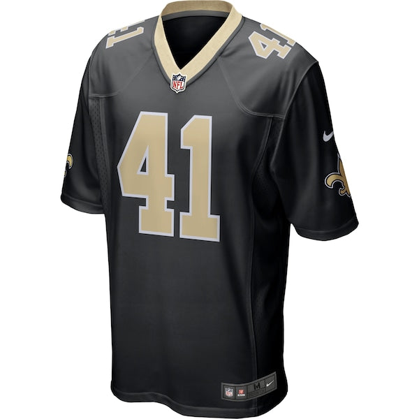 Alvin Kamara New Orleans Saints Nike Game Jersey - Black/White - Image 3