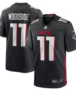 Logan Woodside Atlanta Falcons Nike Team Game Jersey -  Black