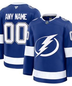 Tampa Bay Lightning  Home Premium Custom Jersey - Blue/Black/White