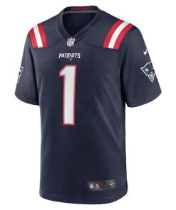 Alternative view of DeVante Parker New England Patriots Nike Game Jersey - Navy