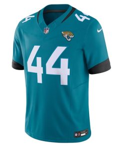 Alternative view of Travon Walker Jacksonville Jaguars Nike Vapor F.U.S.E. Limited Jersey - Teal