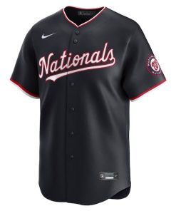 Alternative view of Washington Nationals Nike Alternate Limited Jersey - Navy