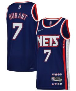Kevin Durant Brooklyn Nets Nike Swingman Player Jersey - City Edition - Blue/Gray