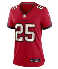 Alternative view of Jacob Parrish Tampa Bay Buccaneers Nike Women's Team Game Jersey -  Red
