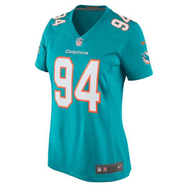Christian Wilkins Miami Dolphins Nike Women's Team Game Jersey - Aqua - Image 2