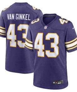 Andrew Van Ginkel Minnesota Vikings Nike Alternate Game Jersey -  Purple