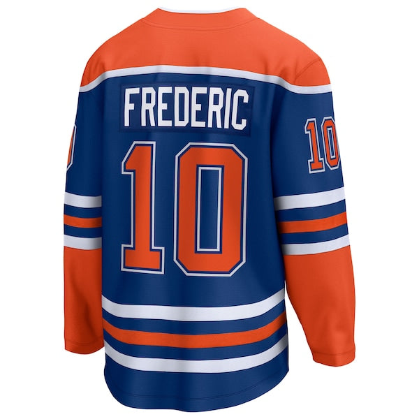 Trent Frederic Edmonton Oilers Home Breakaway Jersey - Royal - Image 3