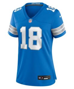 Alternative view of Antoine Green Detroit Lions Nike Women's Team Game Jersey -  Blue