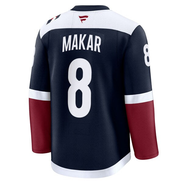 Cale Makar Colorado Avalanche Alternate Premium Jersey - Navy/Burgundy/White - Image 6