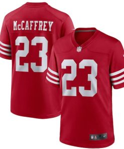 Christian McCaffrey San Francisco 49ers Nike Youth Game Jersey - Scarlet
