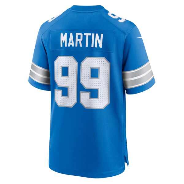 Brodric Martin Detroit Lions Nike Team Game Jersey - Blue - Image 3