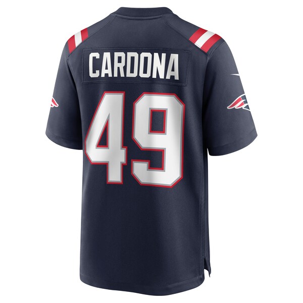 Joe Cardona New England Patriots Nike Game Jersey - Navy - Image 3