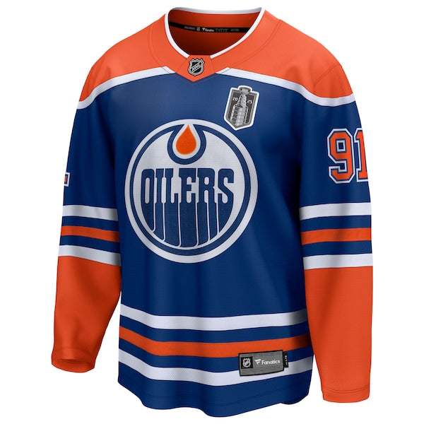 Evander Kane Edmonton Oilers 2025 Stanley Cup Final Home Breakaway Jersey - Royal - Image 2
