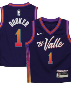 Devin Booker Phoenix Suns Nike Preschool  Swingman Replica Jersey - City Edition - Purple