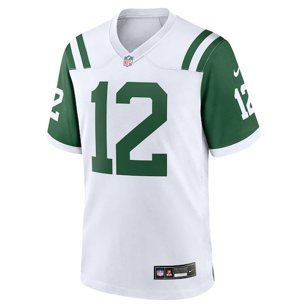 Joe Namath New York Jets Nike Classic Alternate Retired Player Game Jersey - White - Image 3