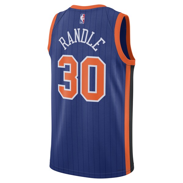 Julius Randle New York Knicks Nike Unisex 2023/24 Swingman Jersey - Blue - City Edition - Image 3