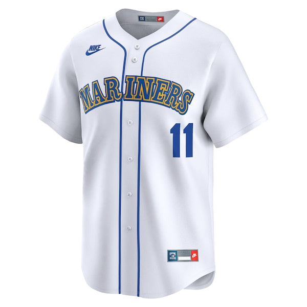 Edgar Martinez Seattle Mariners Nike Throwback Cooperstown Limited Jersey - White - Image 2