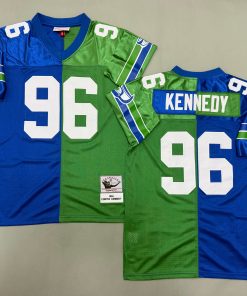 Cortez Kennedy Seattle Seahawks Authentic Split Throwback Retired Player Jersey