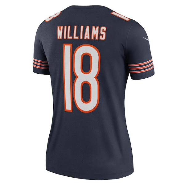 Caleb Williams Chicago Bears Nike Women's Legend Player Performance Top - Navy/Orange - Image 4