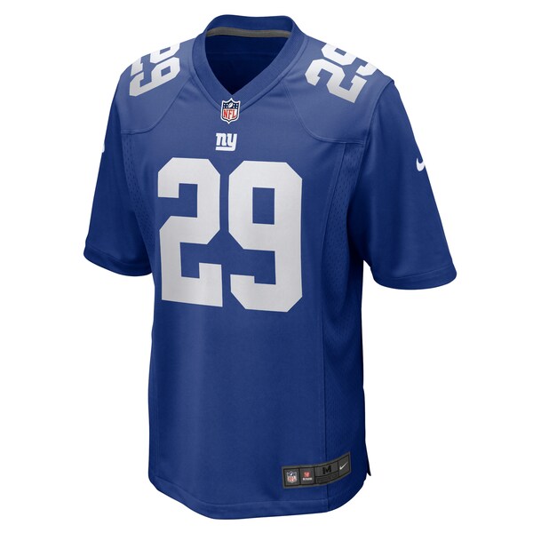 Xavier McKinney New York Giants Nike Game Jersey - Royal/White - Image 3