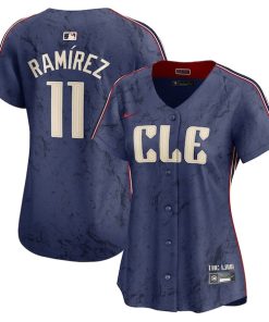 Jos¨¦ Ram¨ªrez Cleveland Guardians Nike Women's 2024 City Connect Limited Jersey - Navy