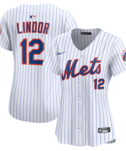 Francisco Lindor New York Mets Nike Women's Home Limited Jersey - White