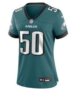 Alternative view of Jaelan Phillips Philadelphia Eagles Nike Women's Team  Game Jersey - Midnight Green