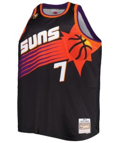 Alternative view of Kevin Johnson Phoenix Suns Big & Tall Hardwood Classics 1996/97 Swingman Jersey - Black