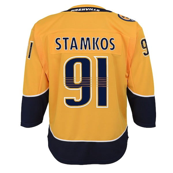 Steven Stamkos Nashville Predators Youth Home Premier Player Jersey - Gold - Image 3
