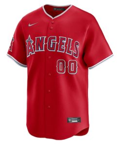 Alternative view of Los Angeles Angels Nike  Alternate Limited Custom Jersey?¨C Red