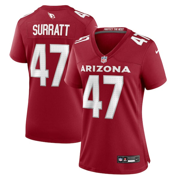 Sage Surratt Arizona Cardinals Nike Women's Game Jersey - Cardinal