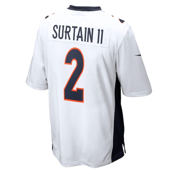 Patrick Surtain II Denver Broncos Nike Game Jersey - White - Image 4