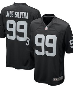 Nesta Jade Silvera Las Vegas Raiders Nike Team Game Jersey -  Black