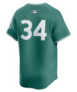 Alternative view of David Ortiz Boston Red Sox Nike 2025 City Connect Limited Retired Player Jersey - Green