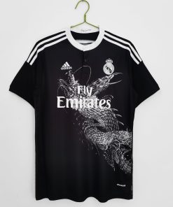 Los Merengues 2014-15 Second Away Vintage Custom Jersey - Black Dragon