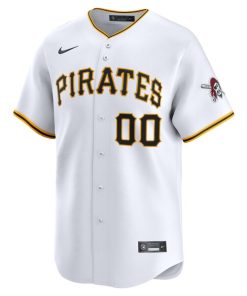 Alternative view of Pittsburgh Pirates Nike Home Limited Pick-A-Player Retired Roster Jersey - White