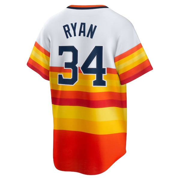 Nolan Ryan Houston Astros Nike Home Cooperstown Collection Player Jersey - White - Image 3