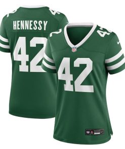 Thomas Hennessy New York Jets Nike Women's Team Game Jersey - Legacy Green