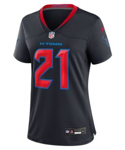 Alternative view of Nick Chubb Houston Texans Nike Women's Game Jersey - Navy