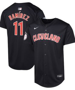 Jos¨¦ Ram¨ªrez Cleveland Guardians Nike Youth Alternate Limited Player Jersey?¨C Blue