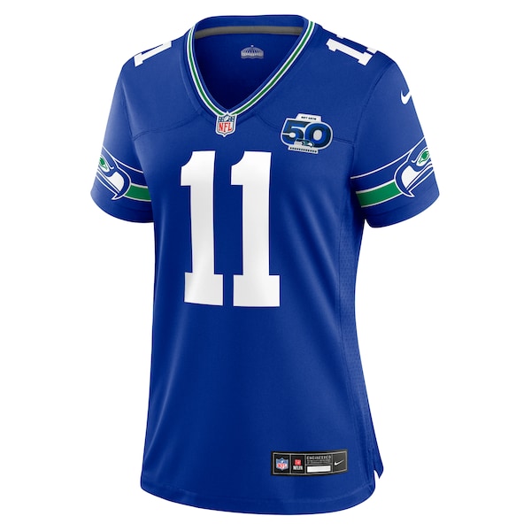 Jaxon Smith-Njigba Seattle Seahawks Nike Women's Alternate 2 50th Season Game Jersey - Royal/College Navy - Image 3