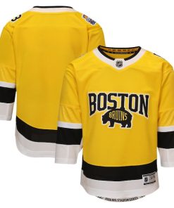Boston Bruins Outerstuff Youth 2026 Stadium Series Premier Jersey - Gold